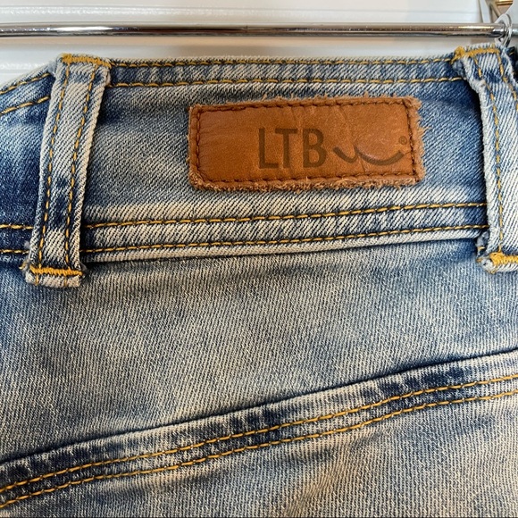 LTB Slim Blue Acid Wash Jeans Size 26 - Picture 5 of 6